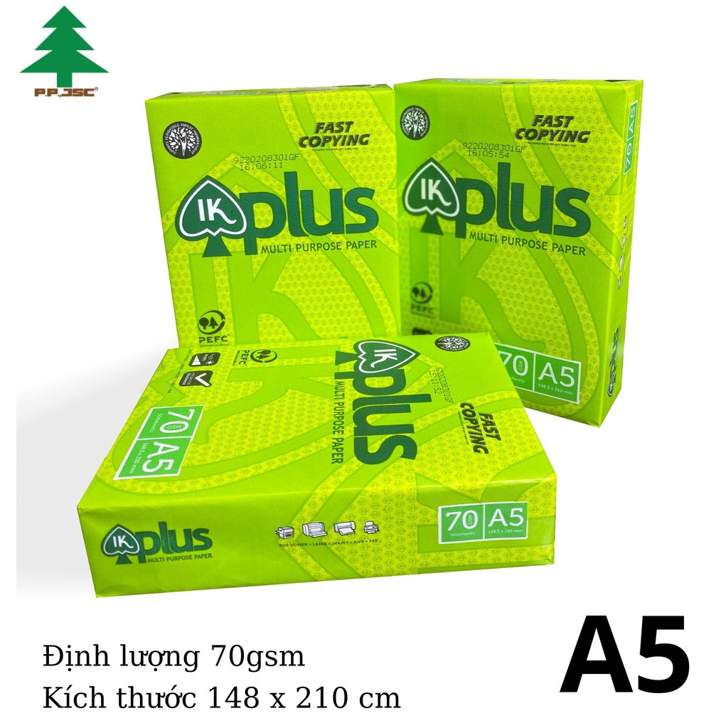 | A5 | 1 carton of IK plus A5 printing paper and photo paper DL 70g/m2 ...