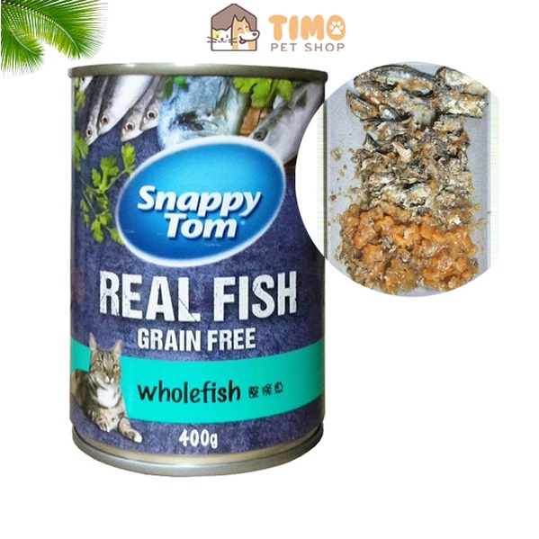 Fresh Fish Meat Pate Snappy Tom Real Fish (Can 400g) Shopee Malaysia