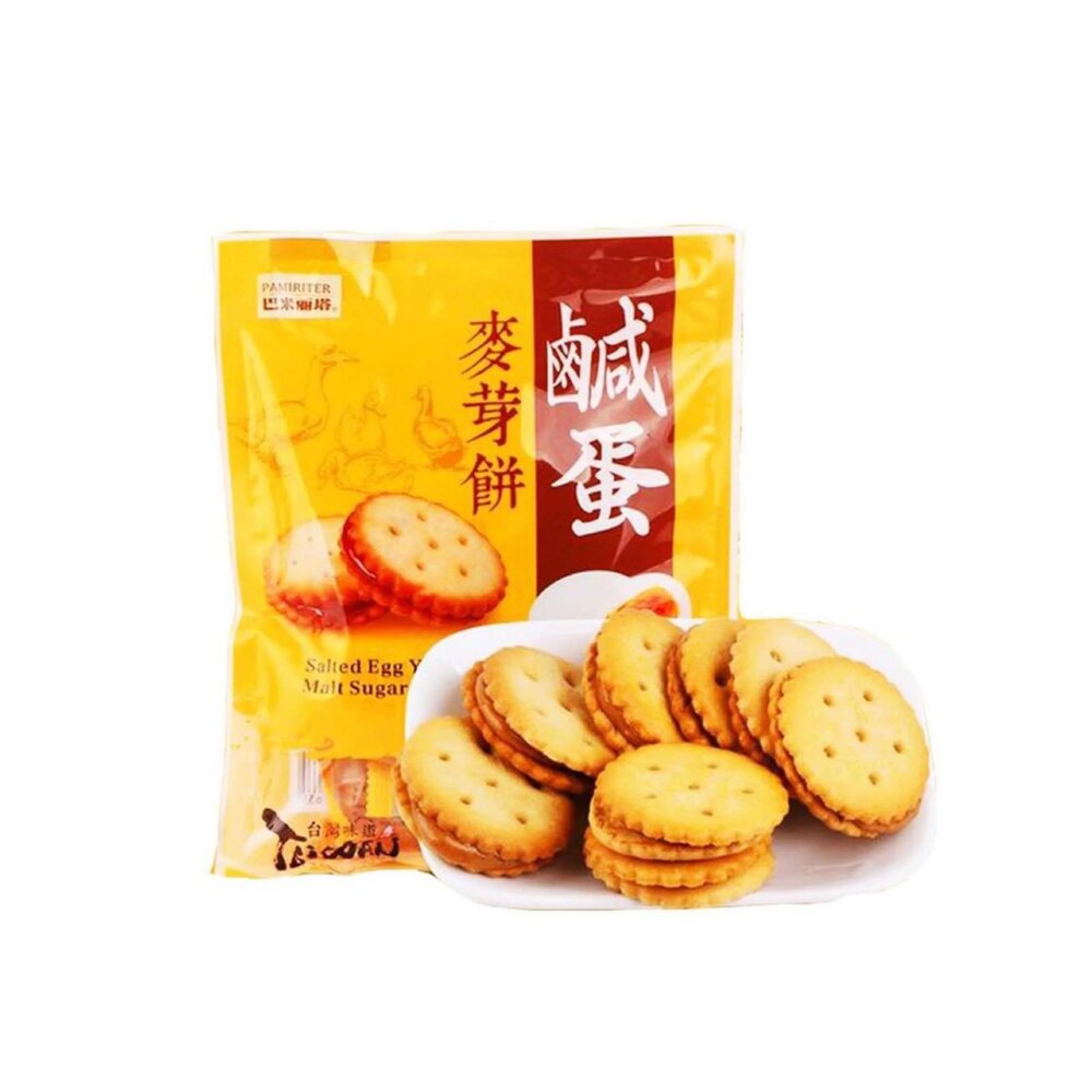 Taiwan Pamiriter Salted Egg Biscuits 500g - Happi 