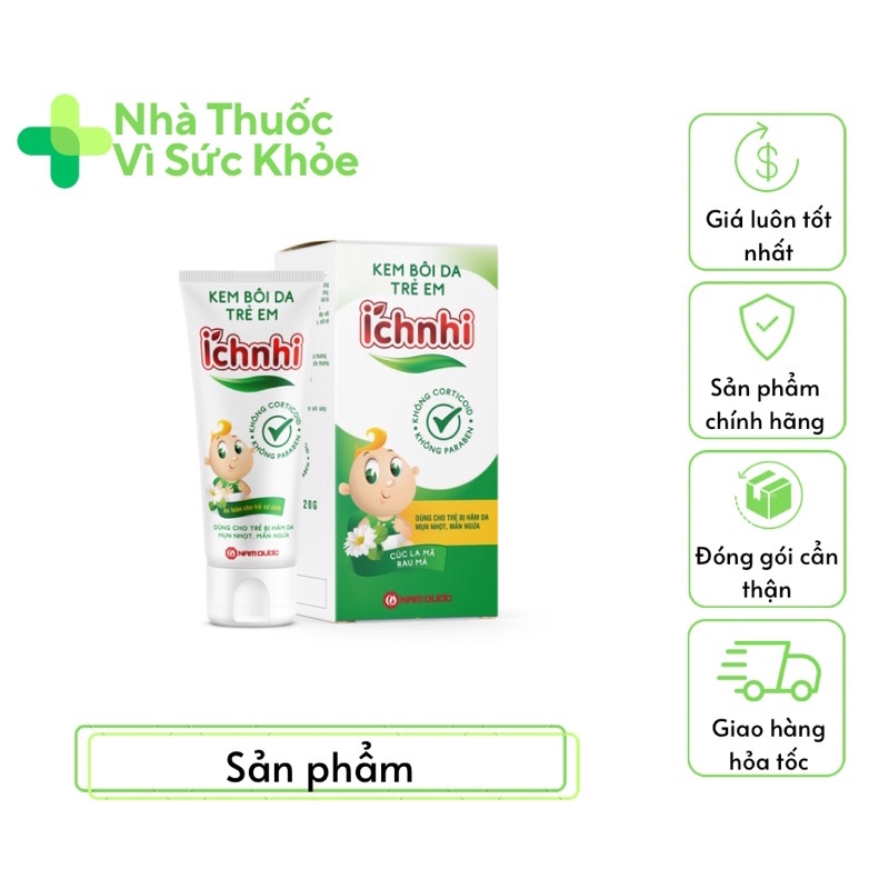 Ich Nhi Baby Skin Cream 20g Helps Reduce Itching, Redness, Swelling ...