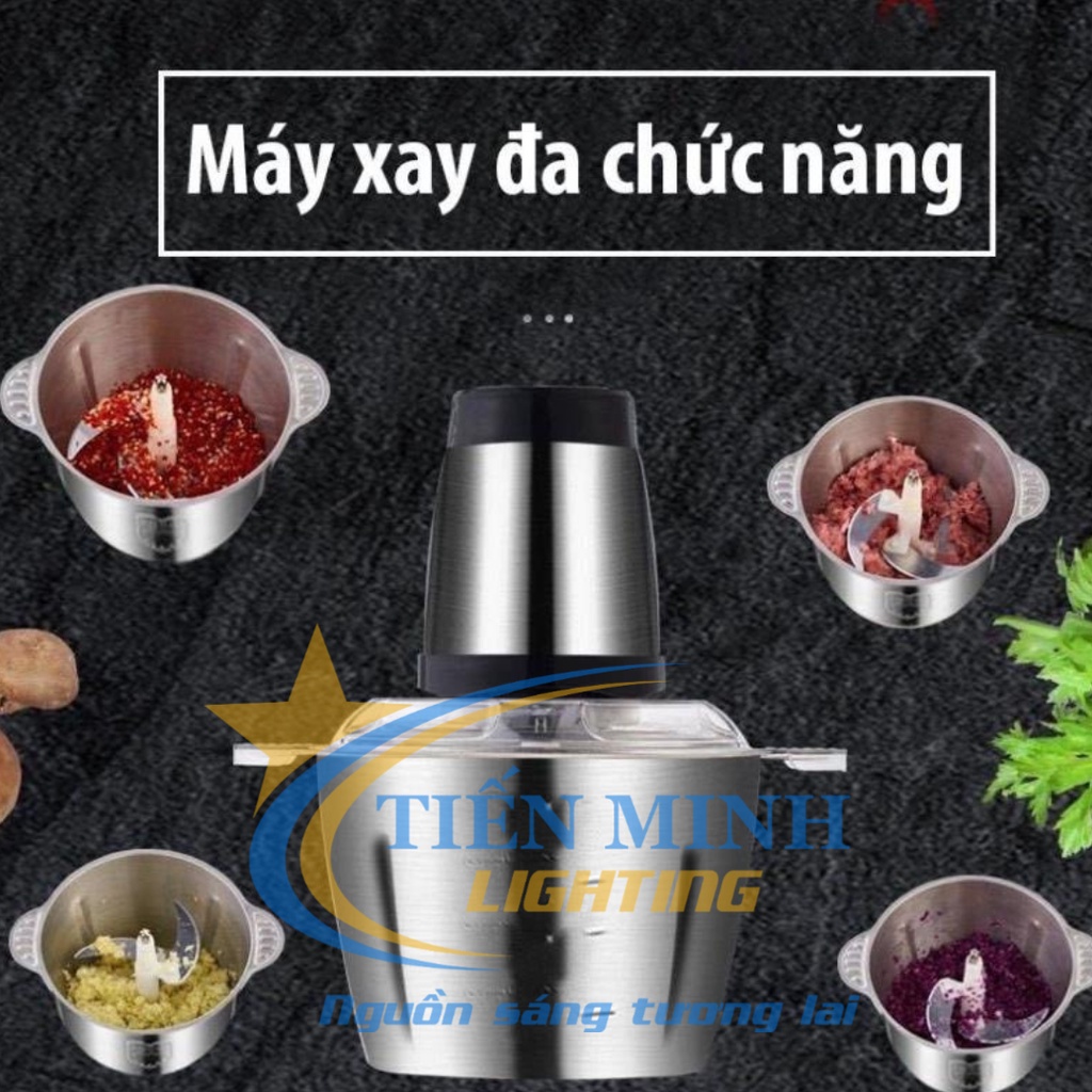 Stainless Steel Multifunction Meat Grinder 2L300W Capacity Grind Meat