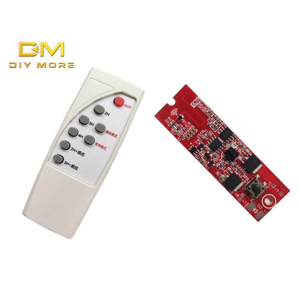 DIYMORE 3.2V 3.7V red board with remote control solar integrated street ...