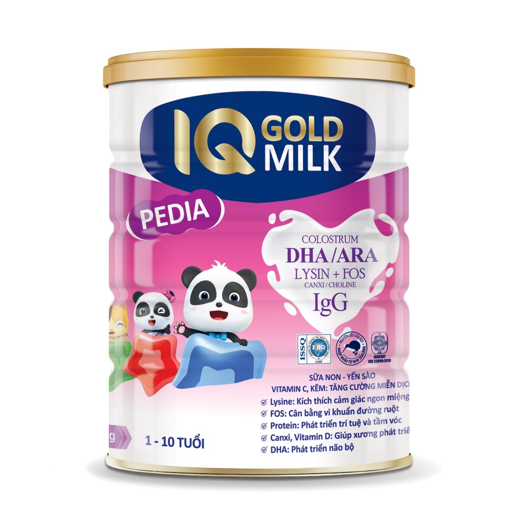 Iq Gold Milk Pedia Milk Helps Babies Gain Weight, Be Healthy, Stimulate