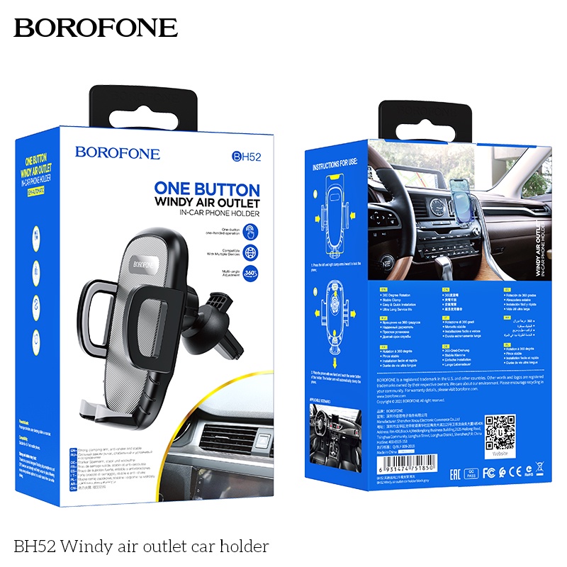 Borofone BH52 Car Phone Holder | Shopee Malaysia