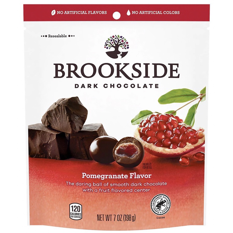 Brookside Dark Chocolate Pomegranate / Goji & Raspberry, 198g (7 oz ...