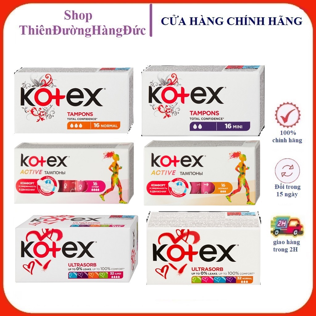 Tampon Kotex Imported To Europe Shopee Malaysia