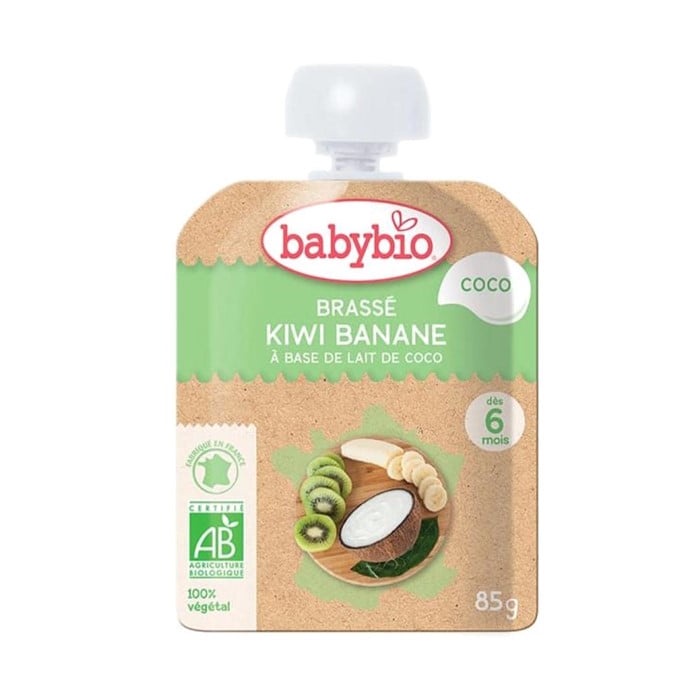 2) Organic Coconut Yogurt For Baby, Banana & Kiwi, Banana & Kiwi