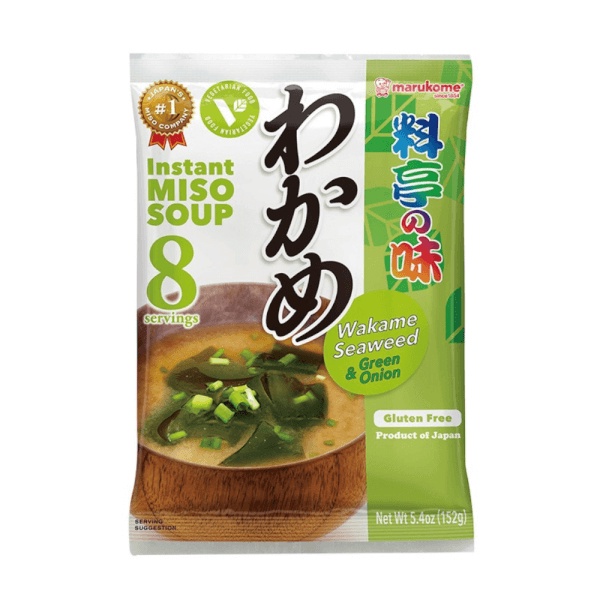 Miso Instant Miso Soup, Instant Miso Soup, Wakame Seaweed & Green Onion ...