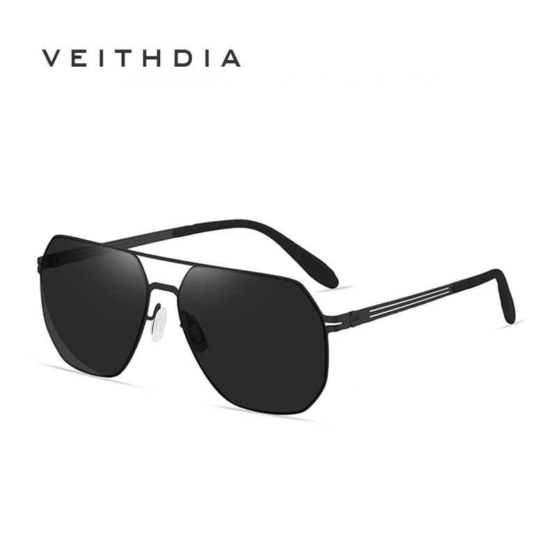 VEITHDIA New nylon polarized sunglasses without screws and buckles