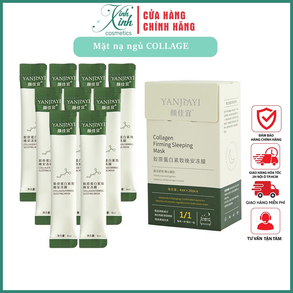 Yanjiayi Collagen Jelly Sleeping Mask, Lifting Muscles Collagen