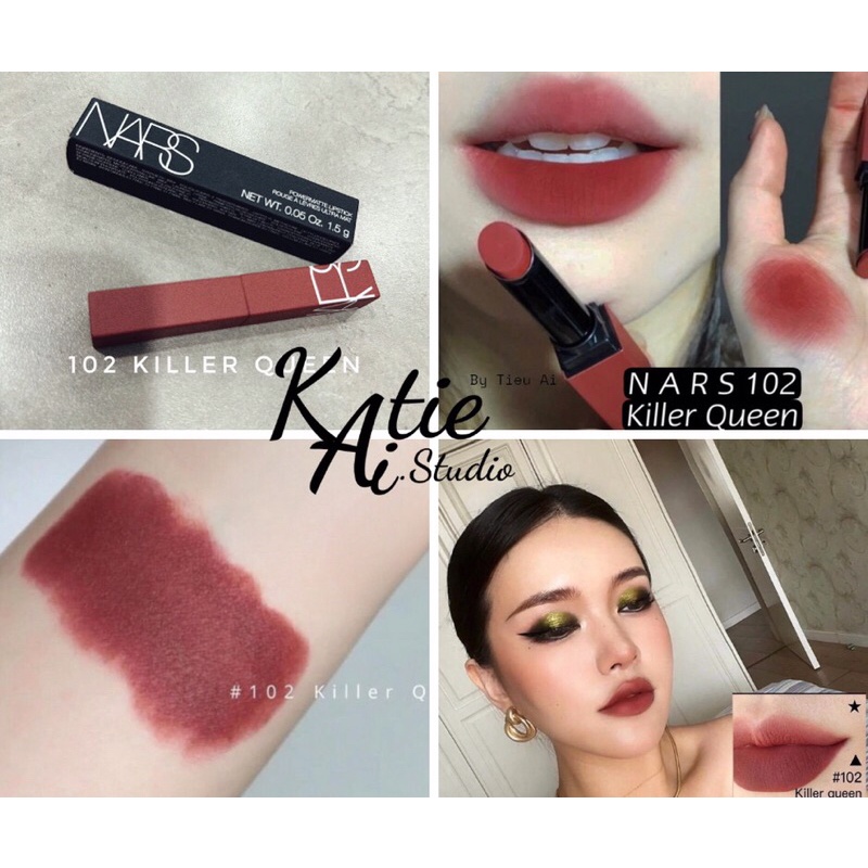 Nars Powermart Lipstick Ultra Mat 102 Killer Queen Shopee Malaysia