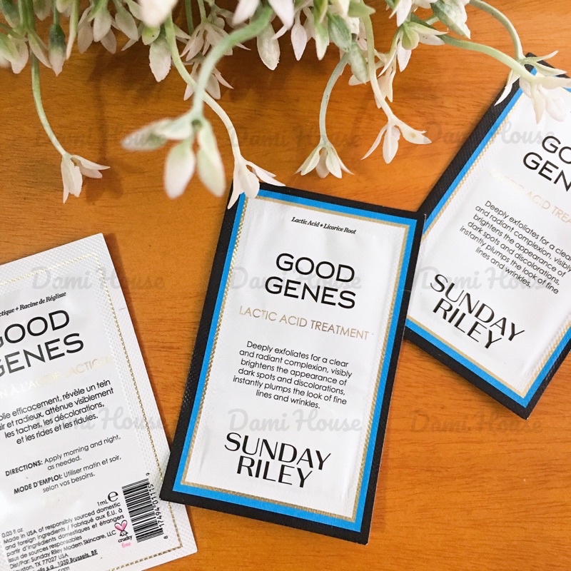(Sample 1ml) SUNDAY RILEY Good Genes Lactic Acid Treatment Intensive Skin Care Essence Shopee