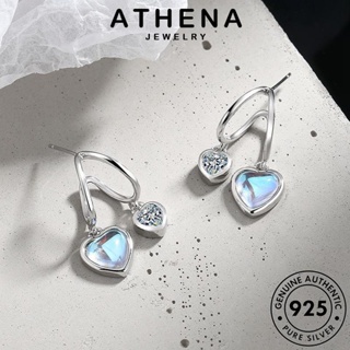 ATHENA JEWELRY Original Silver 925 Hoop Earrings Women Love Moonstone ...