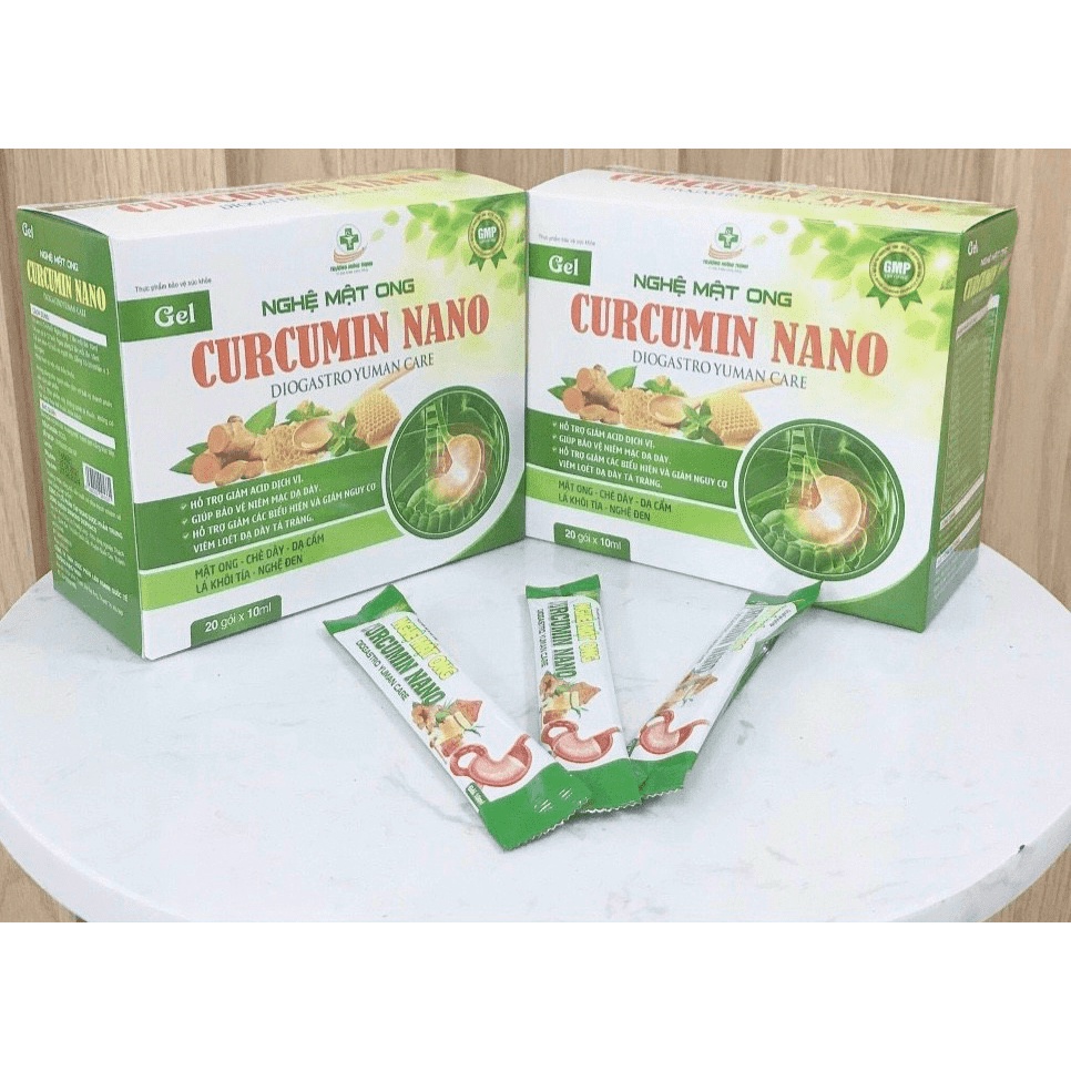 Curcumin nano Honey Turmeric Gel Supports Stomach Ulcers, Duodenum