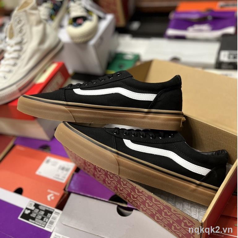 【NEW】Vans Ward Black Raw Glue LowCut Casual Sneakers shoes Shopee