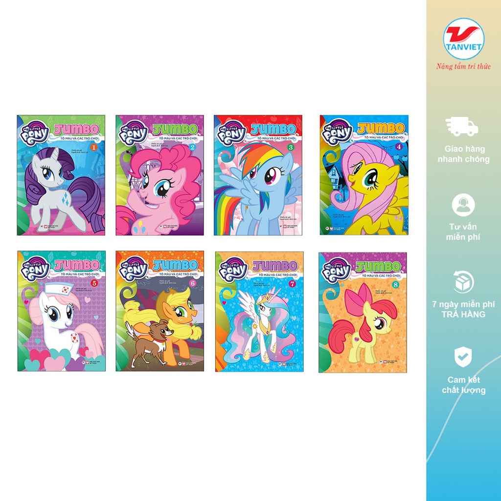 My Little Pony Jumbo Coloring Book Set Coloring And Games (TV) | Shopee