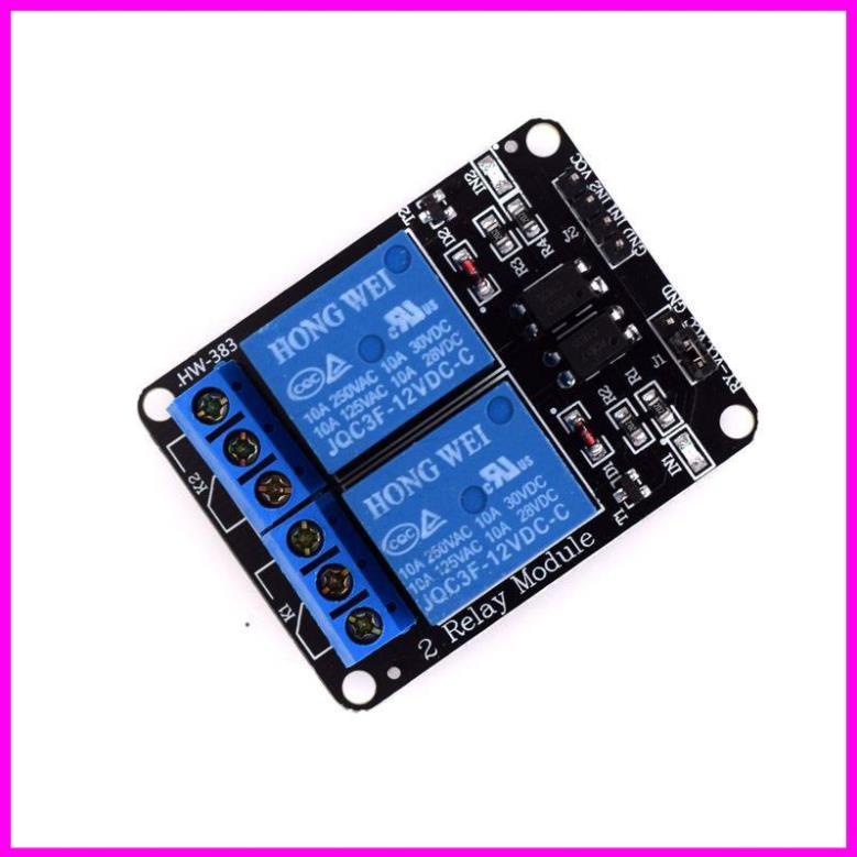 Relay 5VDC Module - 2-Channel 5VDC Relay Circuit With Opto Protection ...