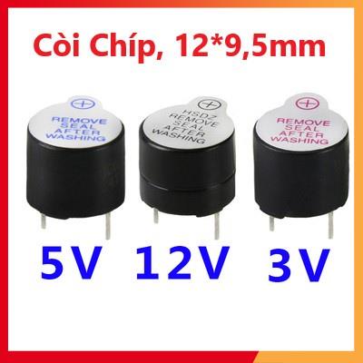 Chip Buzzer, Siren, Buzzer 3V, 5V, 12V 12*9,5mm | Shopee Malaysia