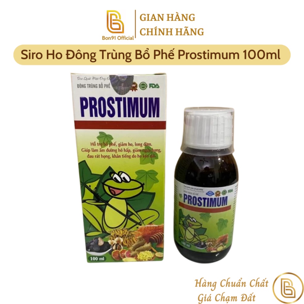 Prostimum Cough Syrup 100ml Helps To Reduce Peptic Cough Shopee Malaysia