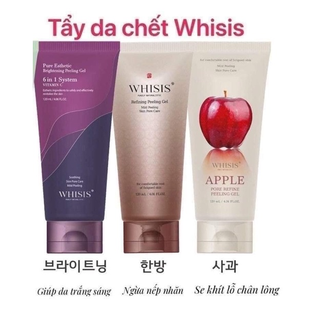 Whisis Peeling Gel Korean Facial Exfoliating Gel Helps Whiten Skin