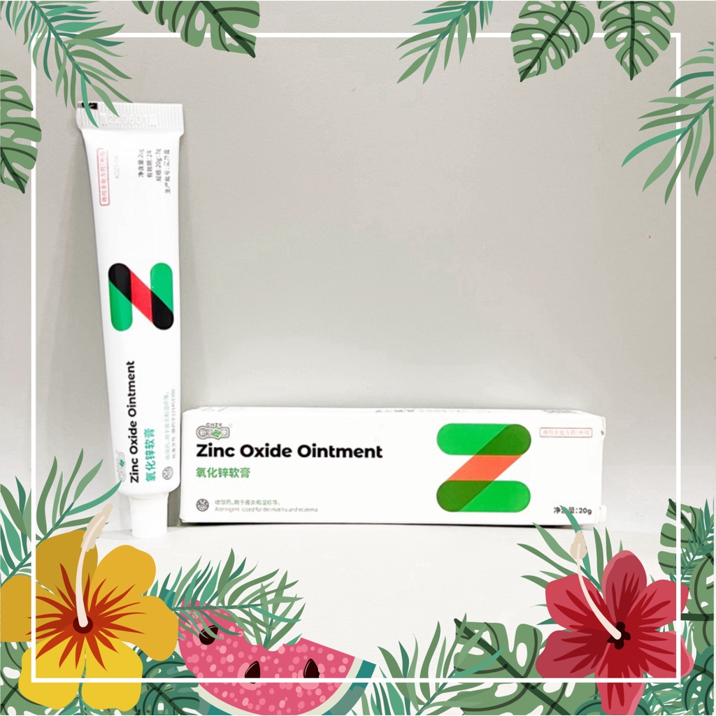 Tube Of Antibacterial, Dermatitis, Eczema, Wound Ulcers Zinc Oxide