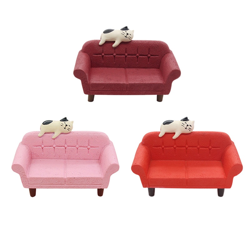 Red Style Sofa Band Cat Combination Japanese Style Miscellaneous Goods ...