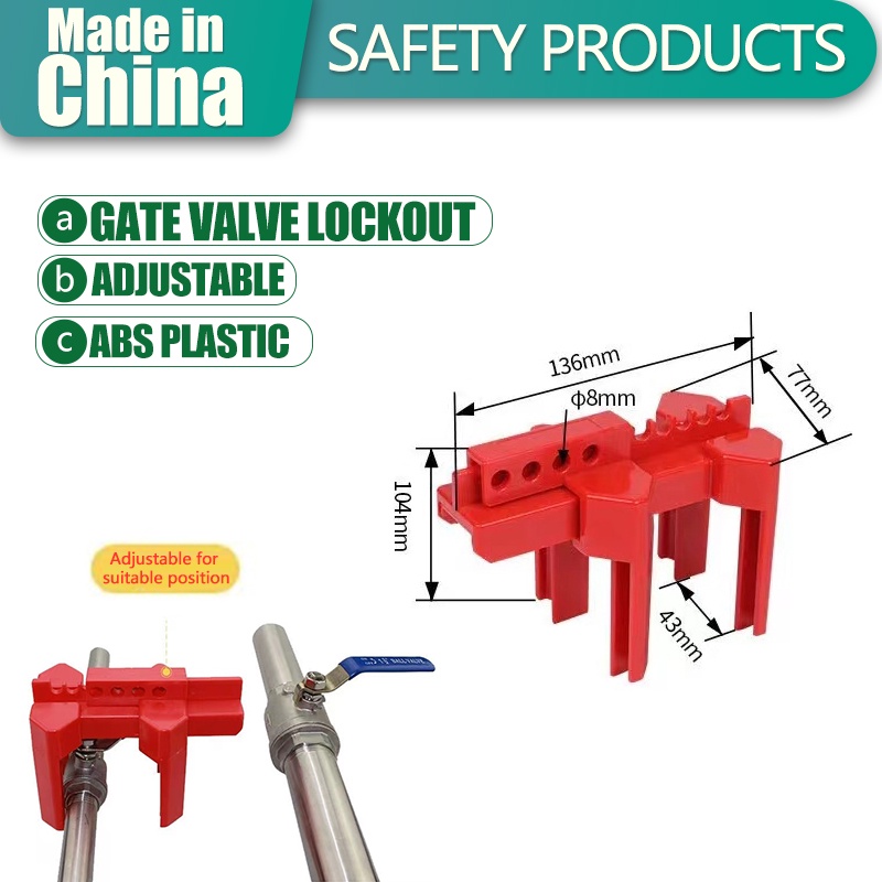 Lotolockout [BALL VALVE LOCKOUT] Adjustable BALL VALVE Lock/Tap Water