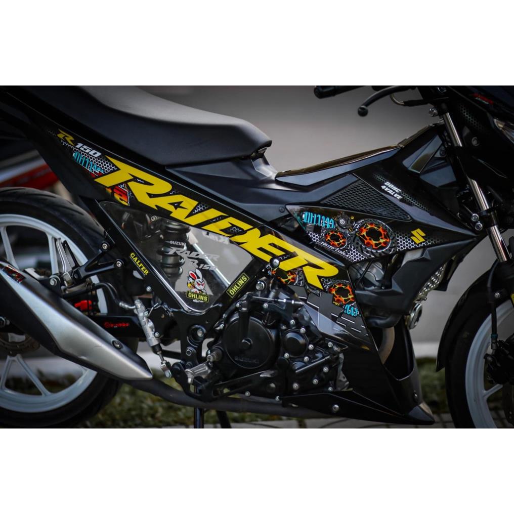 Raider removable sticker with honeycomb pattern, super cool car toy ...