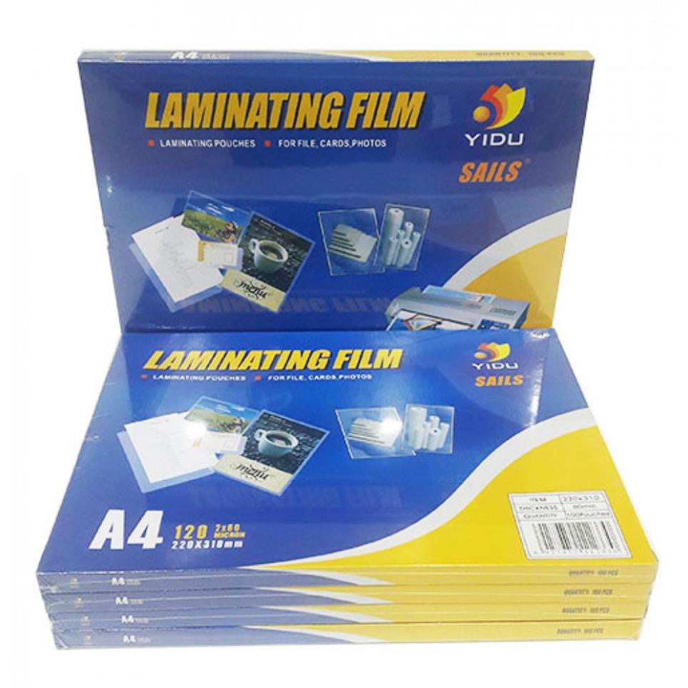 Plastic Laminated Screen 100 Sheets A4 And A3 Size 55 mic And 80 mic