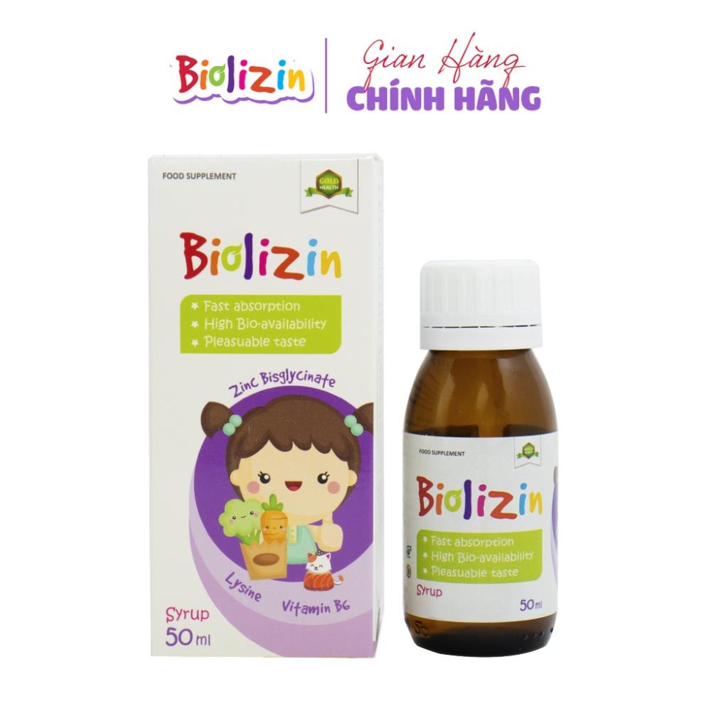 Biolizin Organic Zinc 50 Ml Zinc For Children Anorexia And Helps