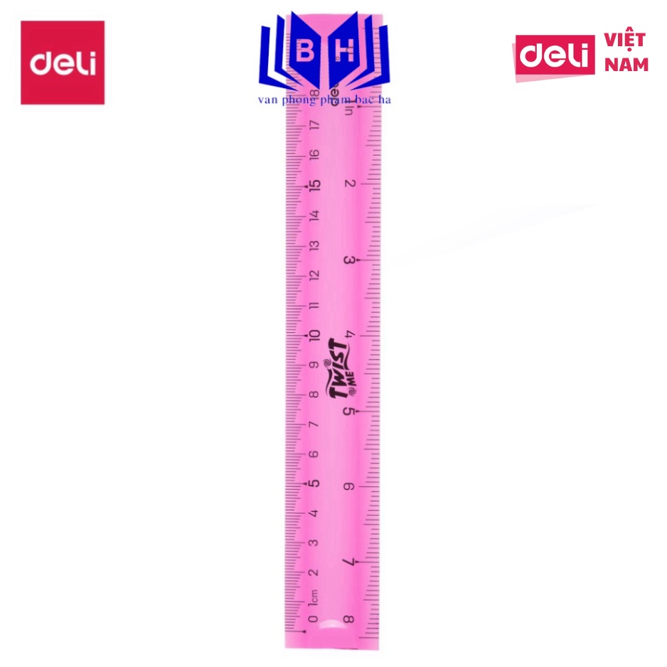 EcoPVC plastic ruler 20cm Deli - E6208 (expected color) | Shopee Malaysia