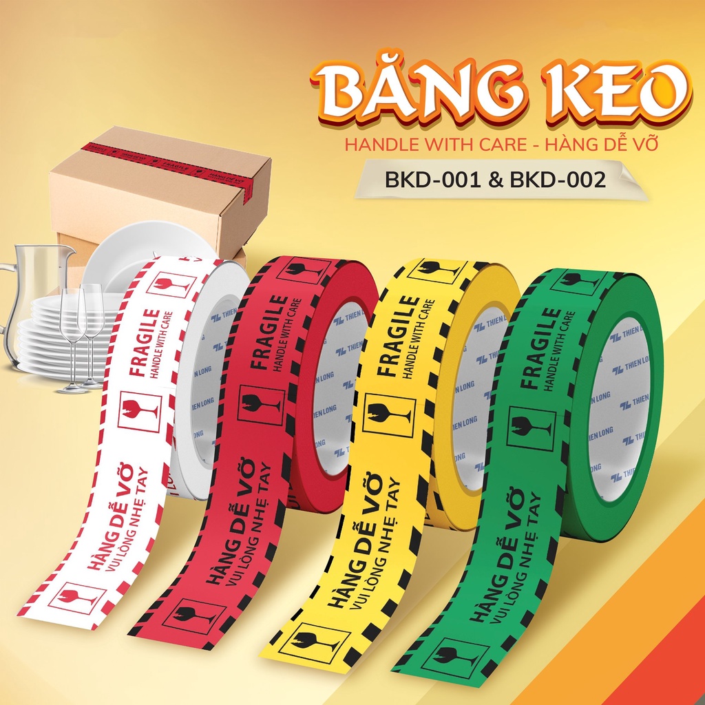 Fragile Handle Tape With Care Thien Long BKD00150m Shopee Malaysia