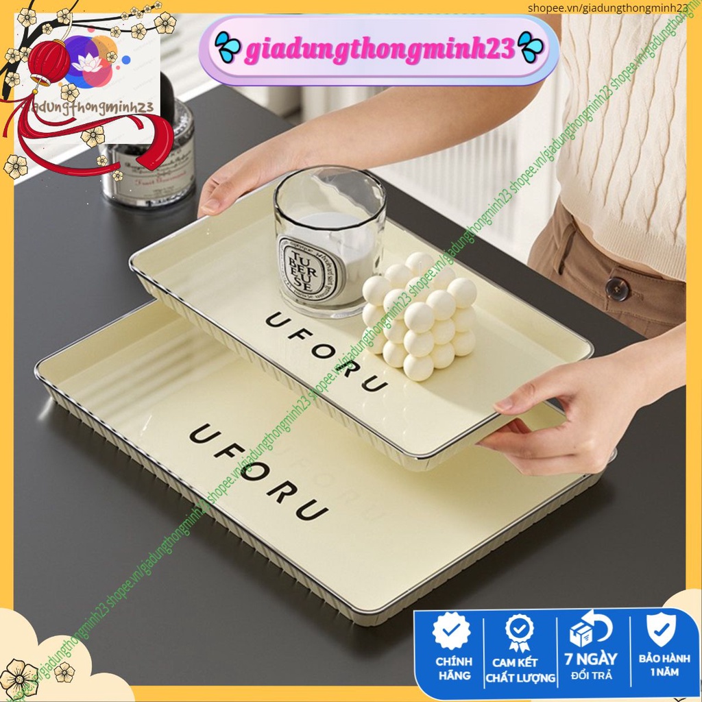 Luxury Milky White UFORU Tea Cake Tray Shopee Malaysia