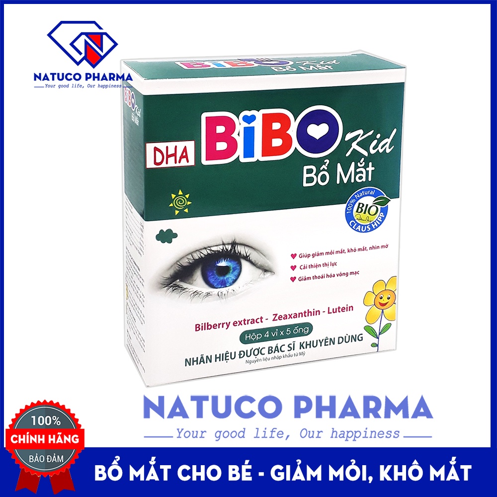 Dha BIBO KID Eye Syrup With Walnut, Blueberry, lutein, DHA, Gac Oil