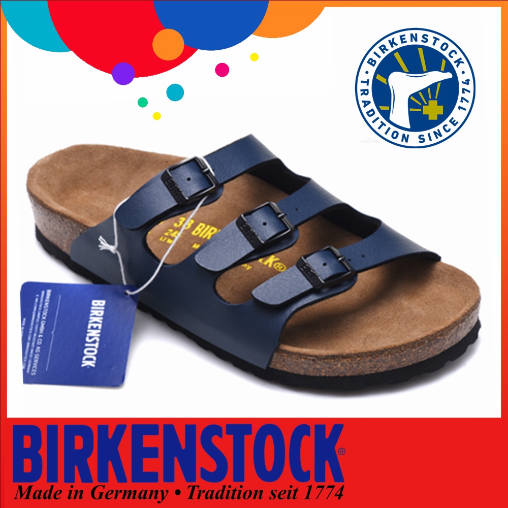 【withbox+bag】Birken Germany Florida Summer Men's Women's Shoes Cork ...