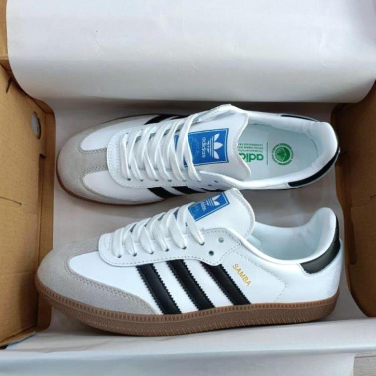 DAS Adidas samba Sneakers With 3 Stripes Brown Soles In White 2023 For ...