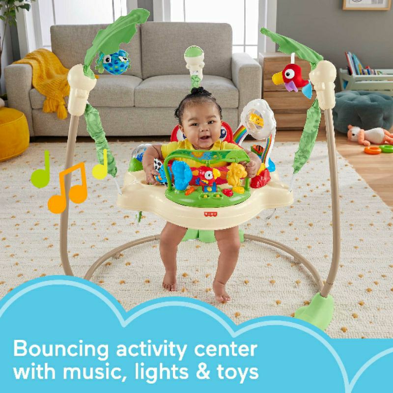 discount Preloved Original Fisher Price Rainforest Roaring Rainforest jumperoo baby jumper activity center 12.4 Shopee Malaysia