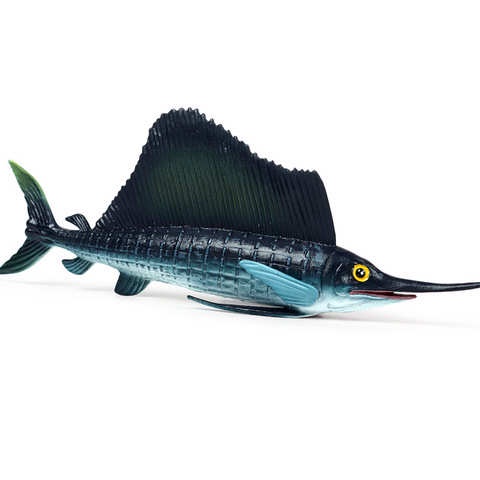 Toy Animal Ocean Cross-Border Arrow Fish Simulation Swordfish Swordfish ...