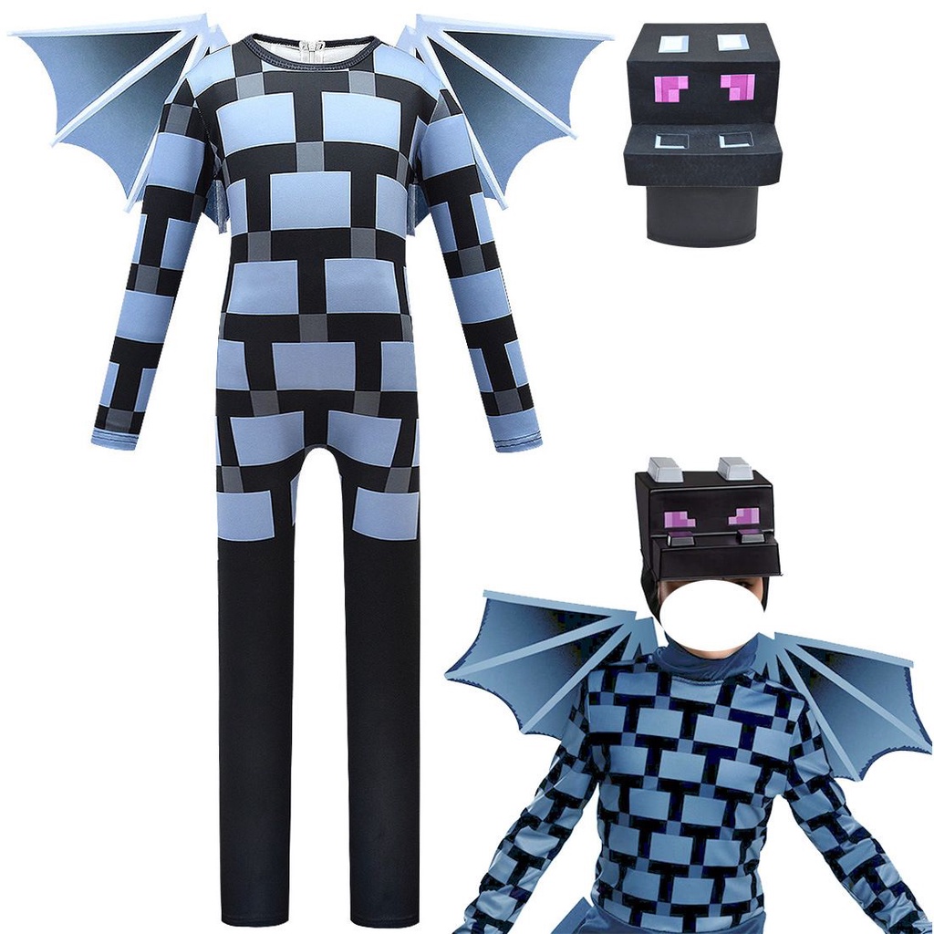 Minecraft halloween costume cosplay tight one piece minecraft halloween