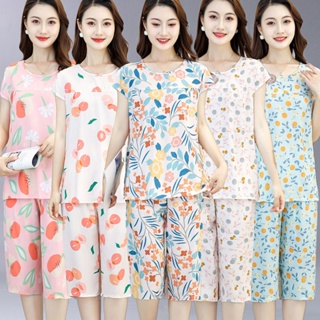 VIRENE Korean Fashion Sexy Sleepwear Set Women Sleep Wear Ladies Nightwear  Pajamas (Camisoles + Pants) Woman Night Wear Ready Stock 119928