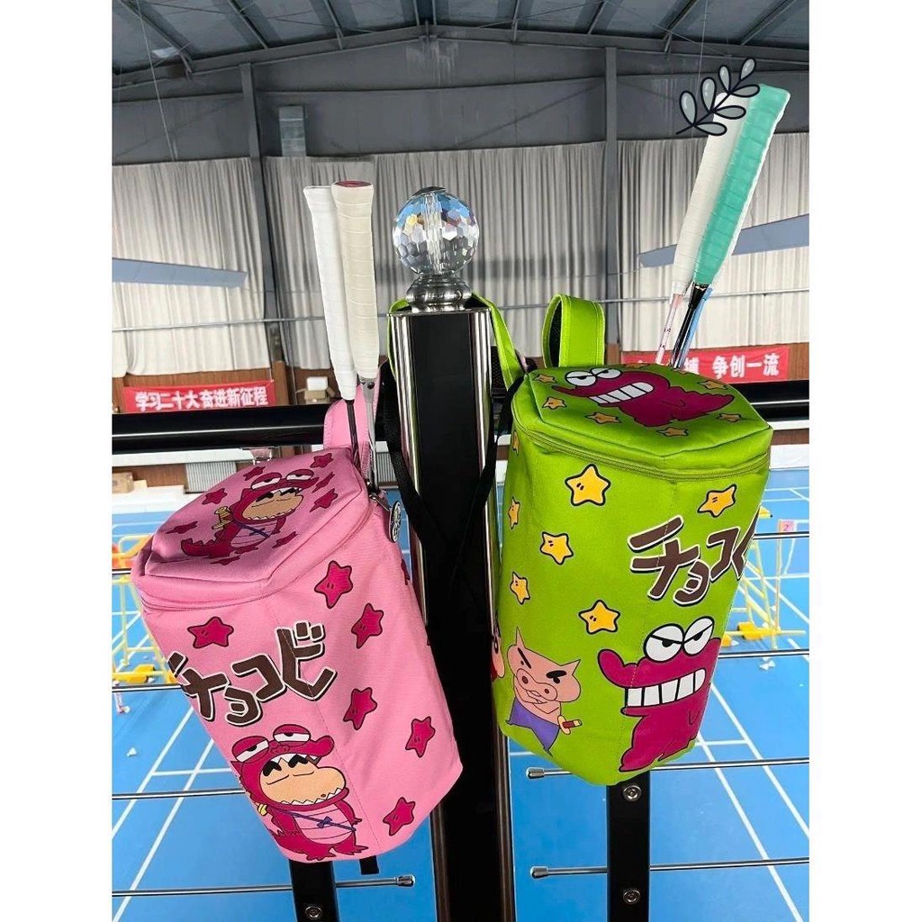 New Simple Racket Bag Crayon Shin-Chan Badminton Bag School Bag Bucket ...