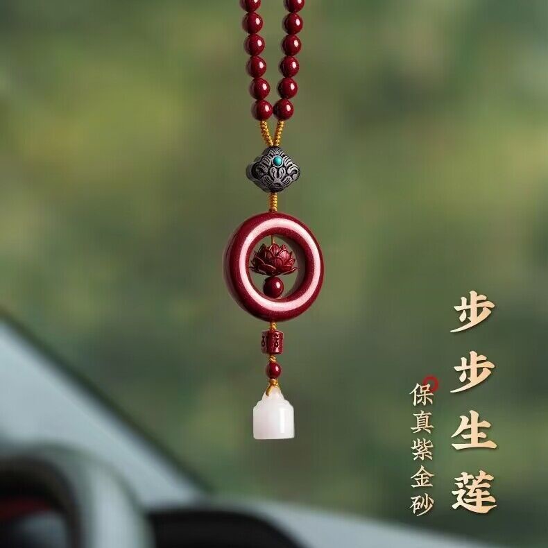 Amazon.com: Usoway 蓝珠子本命佛包挂件空心葫芦男女手工链饰品