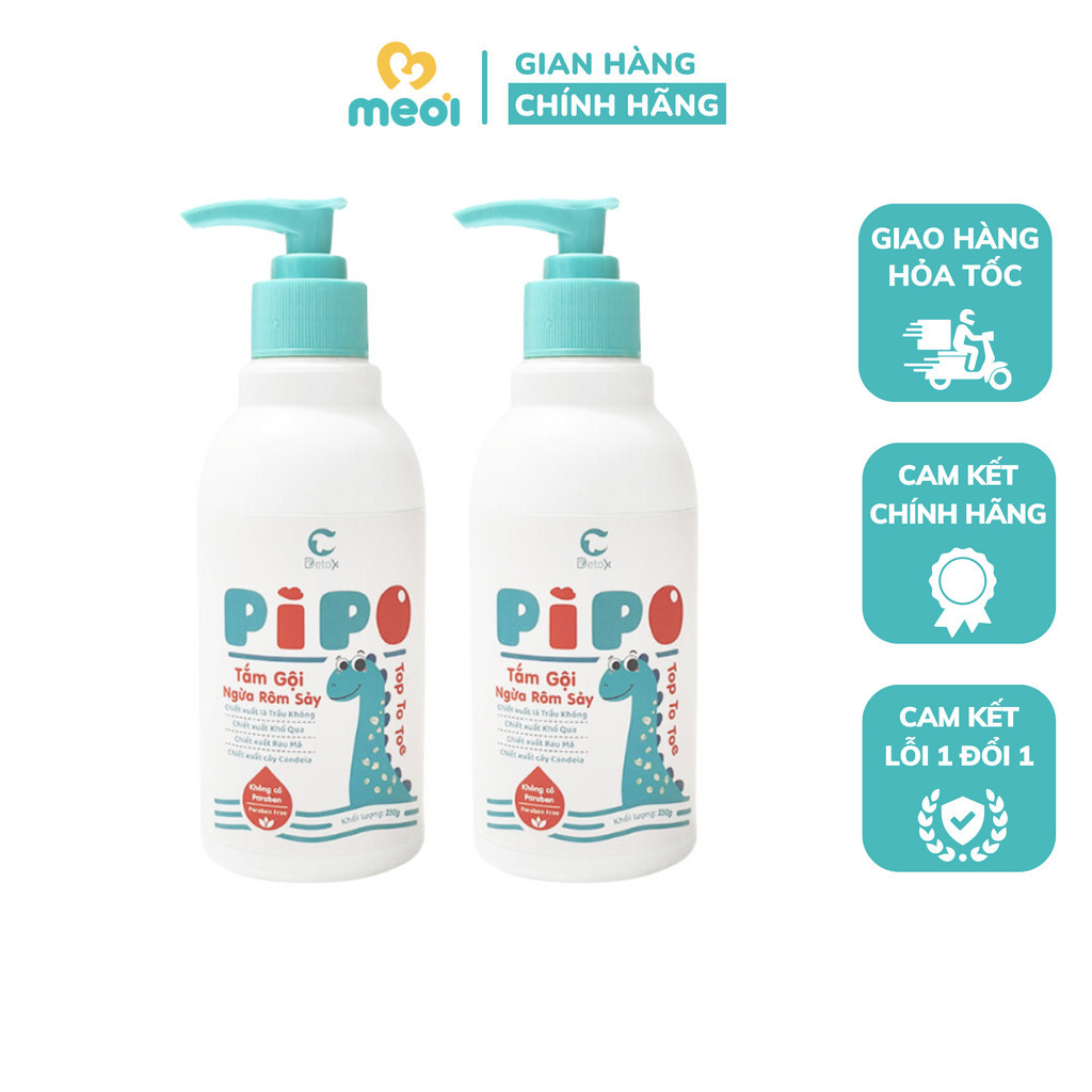 Pipo Baby Shower Gel For Rash Prevention 250g / 450g Shopee Malaysia