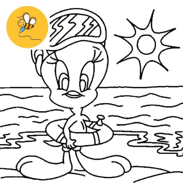 Beach - Set Of 20 A4 A5 Coloring Pictures For Wax, Lead Color - MANGA ...