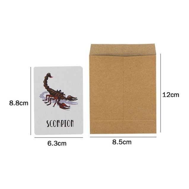 TRI New model of insect prophetic card magic with beautiful color ...