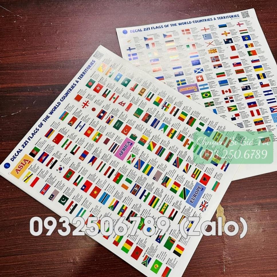 Country Flag Set, Includes 221 flags of countries, islands...with space ...