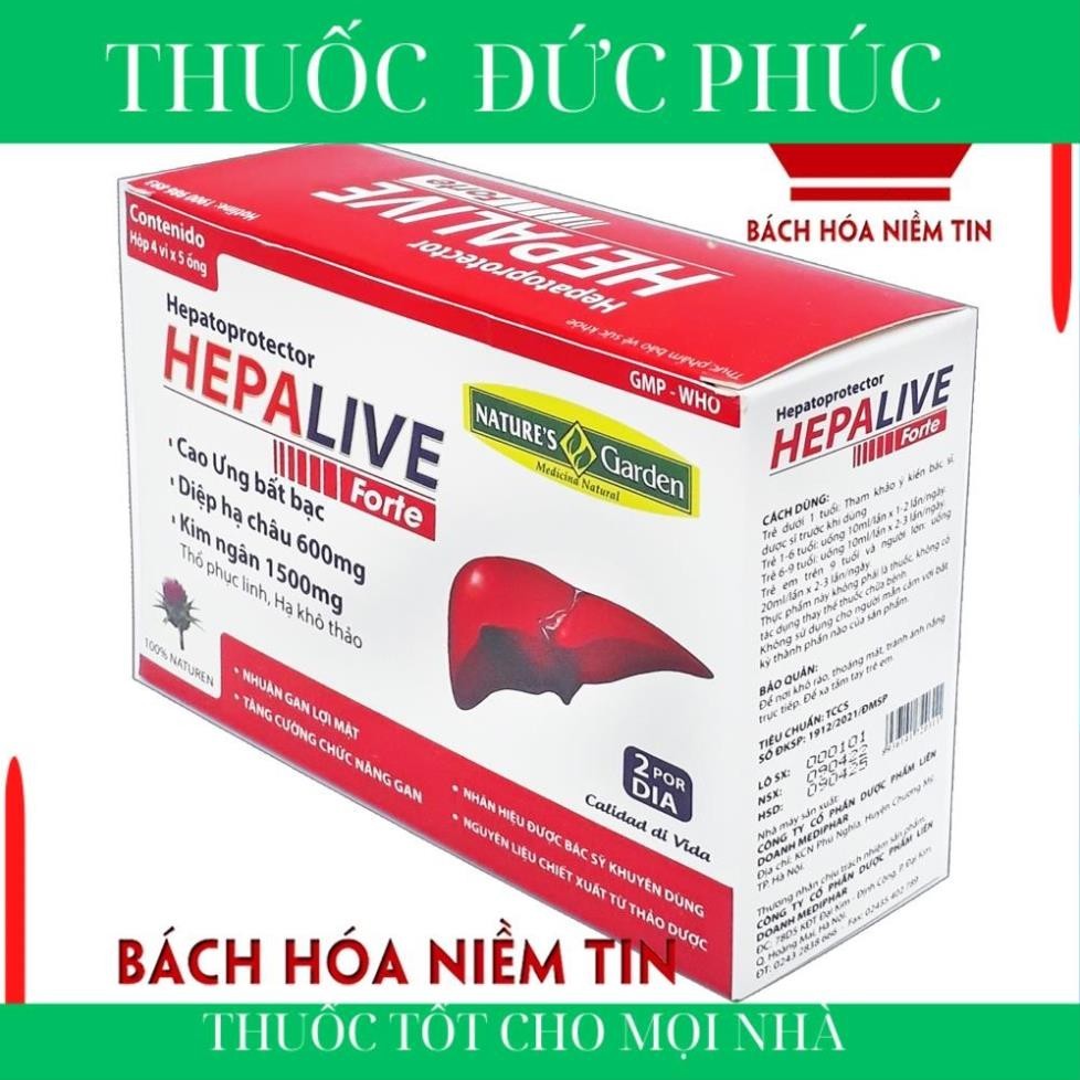 Hepal Live Forte Cool Syrup - Heat, Detoxify The Liver To Reduce Rashes ...