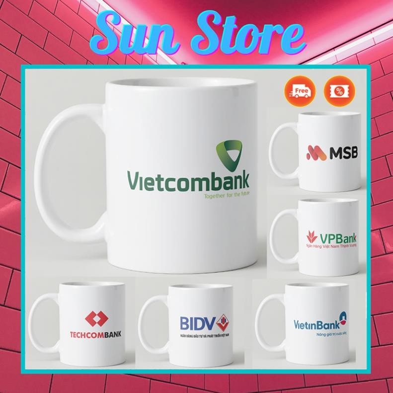 Porcelain Cup Printed With Bank logo As A Gift For High-End Partner ...
