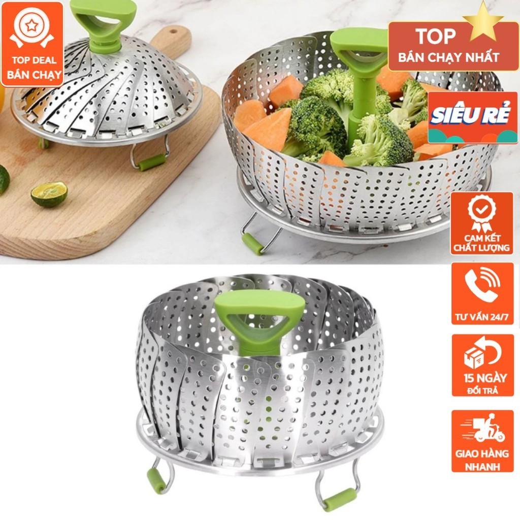 Multi-function Folding Steamer, Steamer, Steamer, 304 Stainless Steel ...
