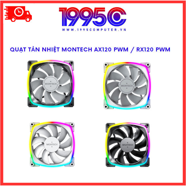 Montech AX120 PWM / RX120 PWM LED ARGB radiator fan Genuine product ...